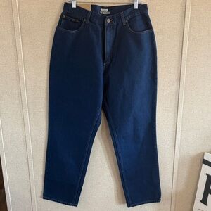 L.L. Bean Original Fit Relaxed Jeans Womens 14 Dark Wash NWT Classic Americana